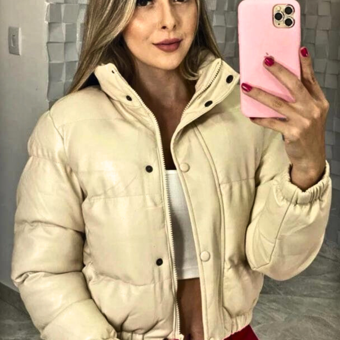 Jaqueta Puffer Fusion Jaqueta inverno Jaqueta feminina Jaqueta moderna jaqueta quentinha Jaqueta pelúcia da Jaqueta blogueira  Jaqueta moda 2024