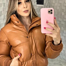 Jaqueta Puffer Fusion Jaqueta inverno Jaqueta feminina Jaqueta moderna jaqueta quentinha Jaqueta pelúcia da Jaqueta blogueira  Jaqueta moda 2024