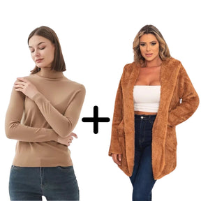 Combo Inverno Cozy - Casaco + Segunda Pele